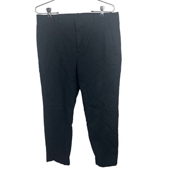 VINCE Black‎ Trousers Dress Stretchy Pants Cotton Elastane Size 10 V395-21316 - Picture 1 of 7